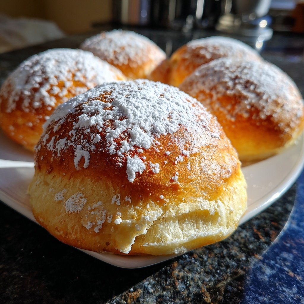 Bäcker ein Dutzend Hefebrötchen