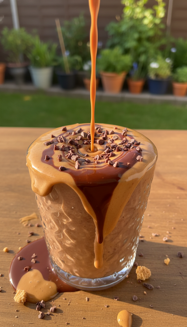 Erdnussbutter Schokoladen Smoothie