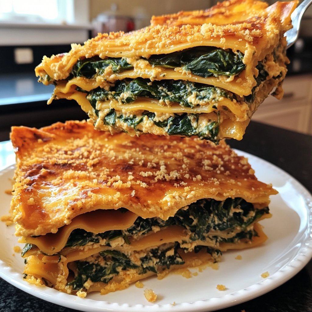 Spinat-Lachs-Lasagne für die Feiertage