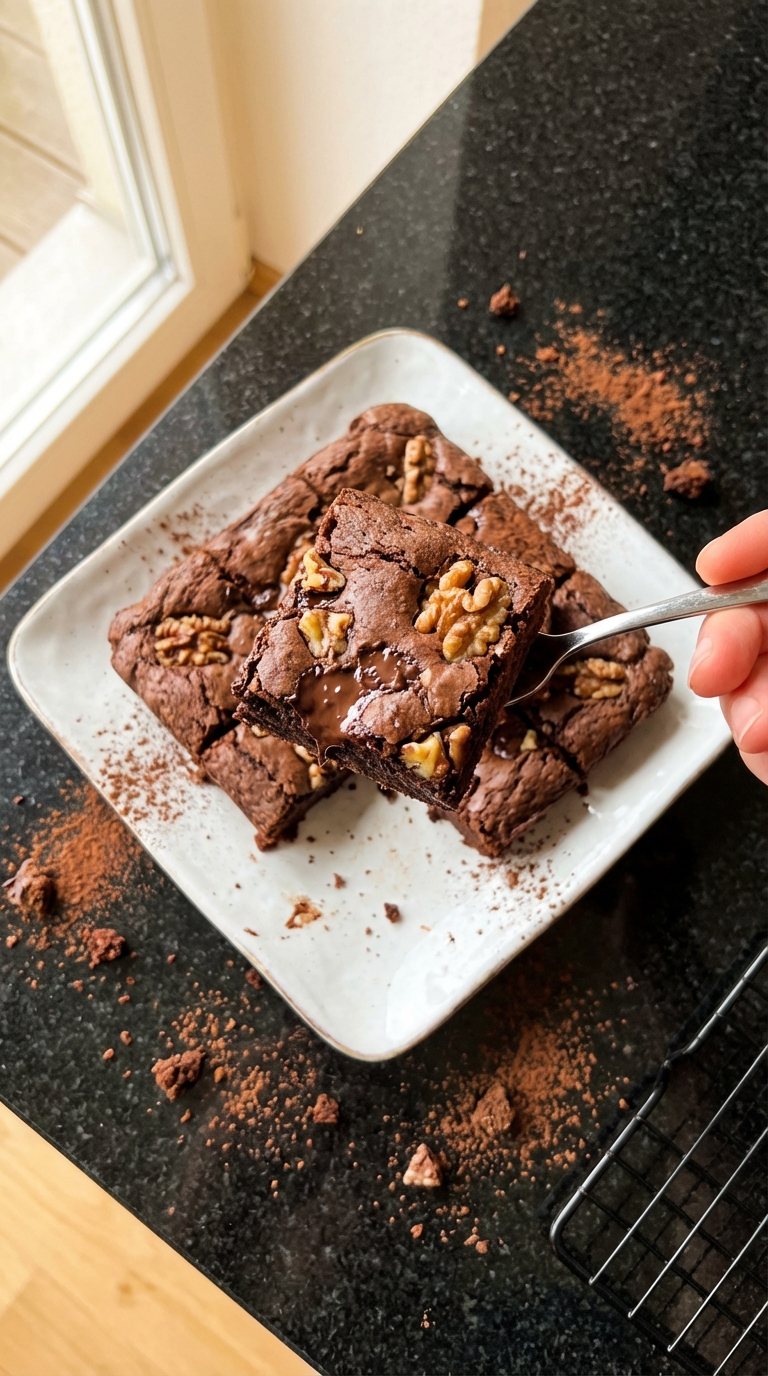 Dekadente Walnuss Brownies​