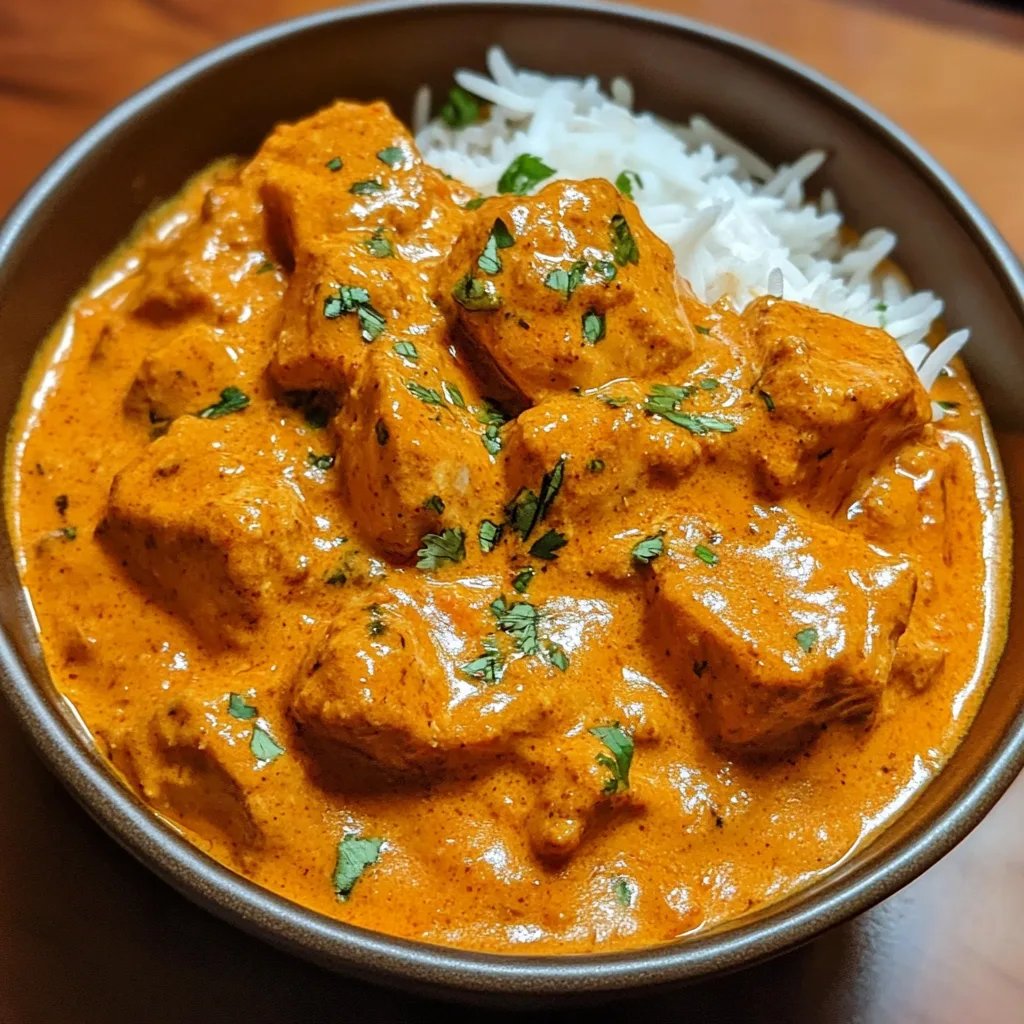 Schnelles und einfaches hausgemachtes Butterhuhn