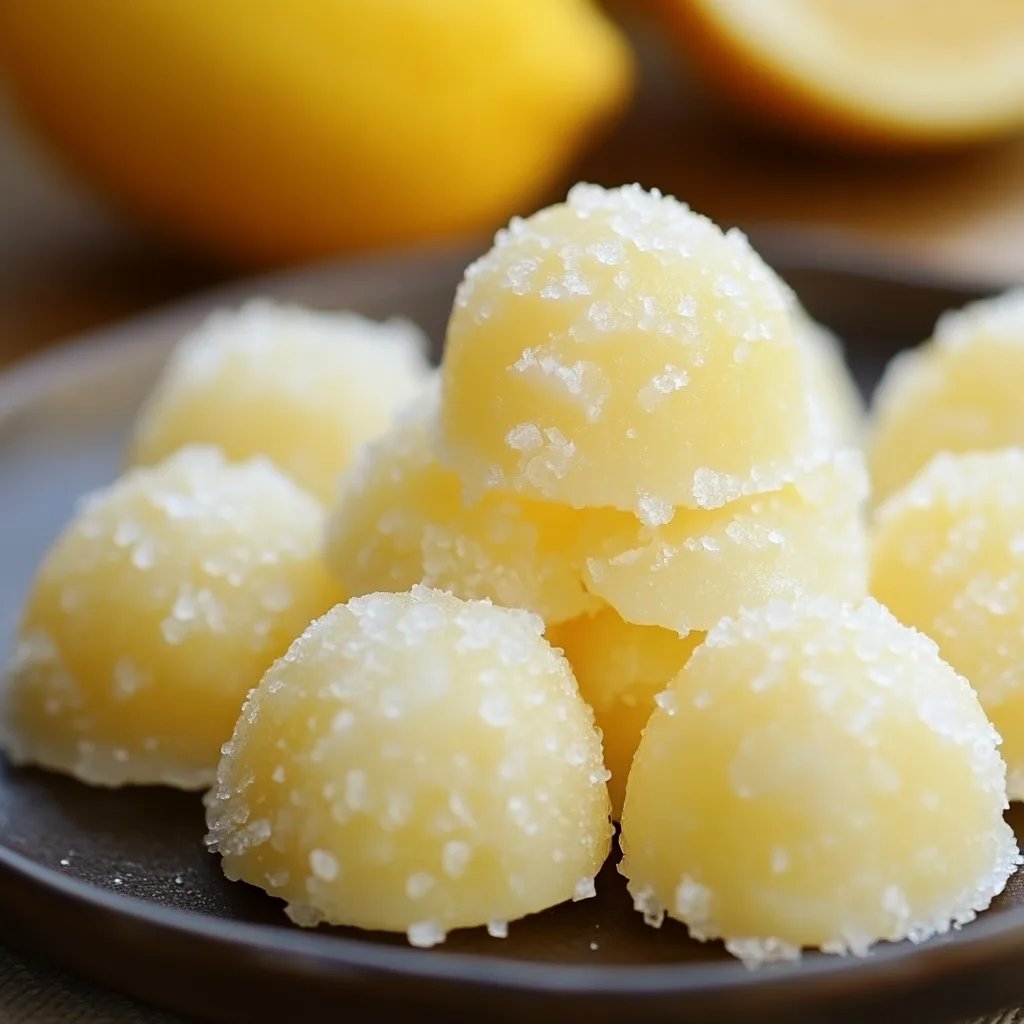Zitronen-Pralinen