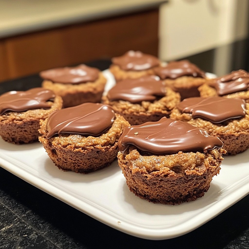 Schokoladen Mandelmakronen