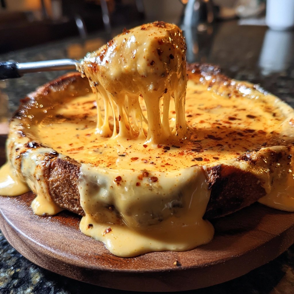 Mesquite Chili Cheddar Fondue