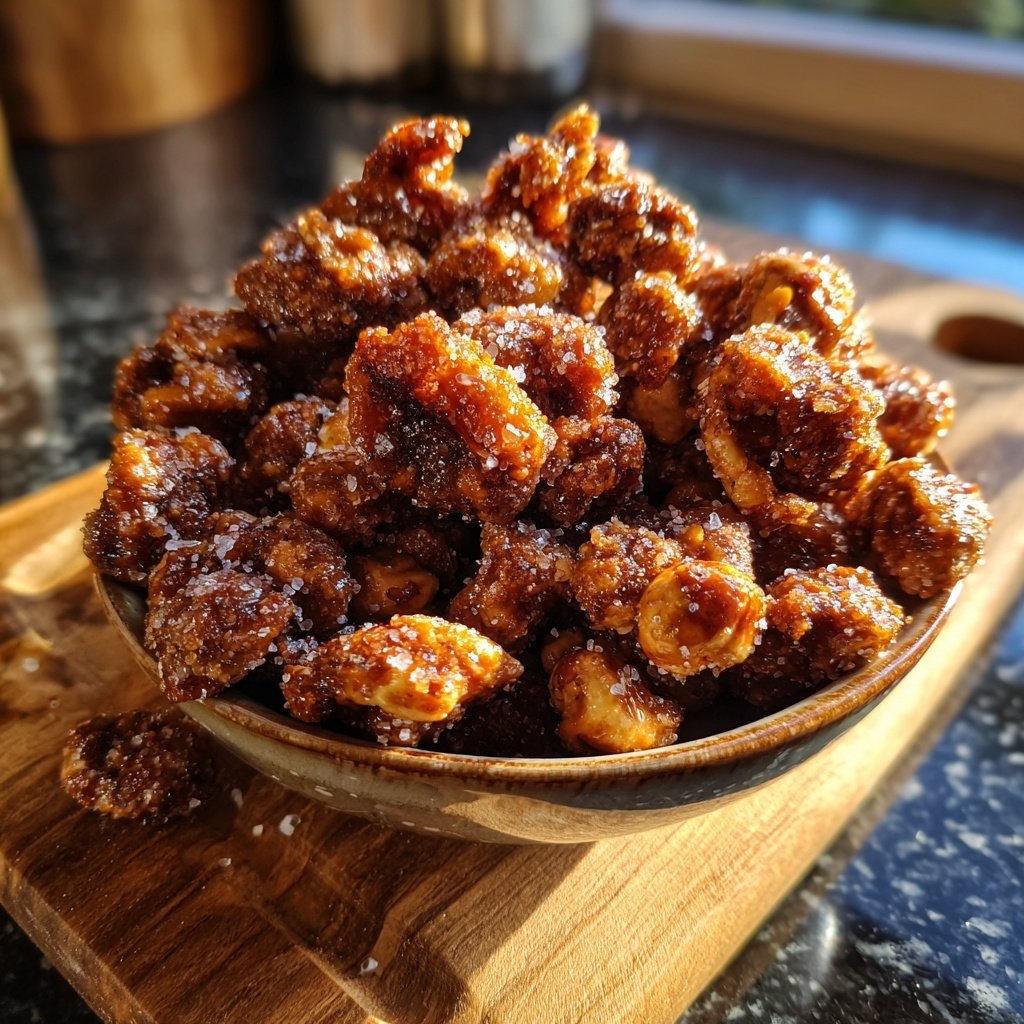 Knusprige Gebrannte Haselnüsse als Variation