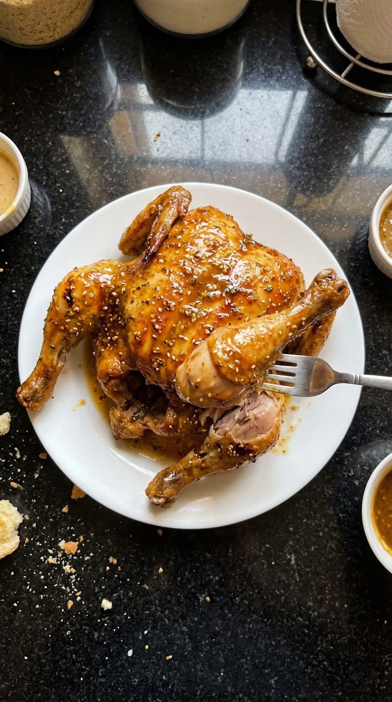 Sesam Aioli Grillhähnchen