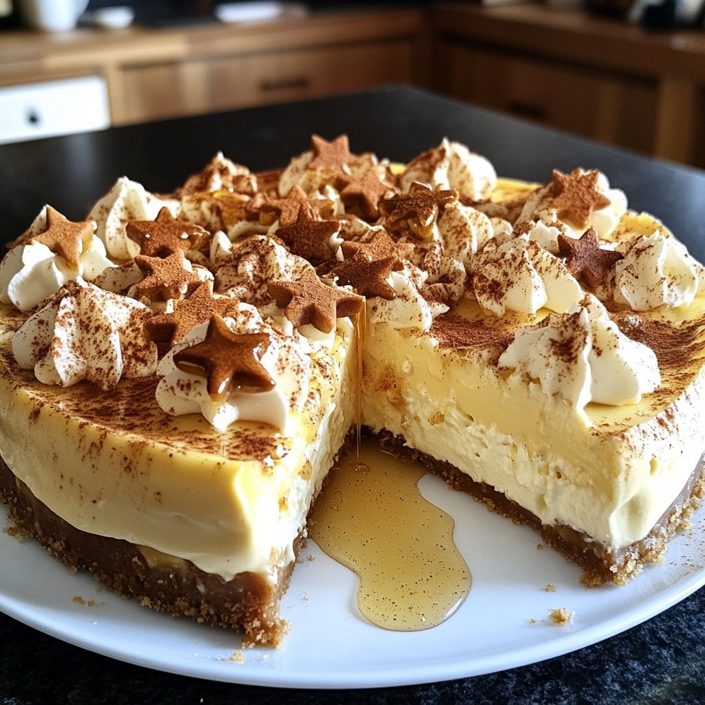 Zimtstern-Cheesecake – Weihnachts-Baking-Dessert