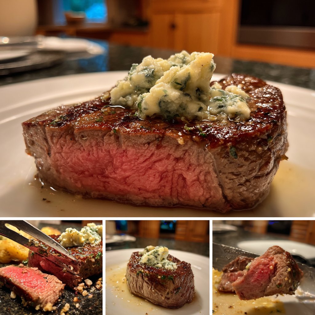 Filet Mignon Blauschimmelkäse Butter