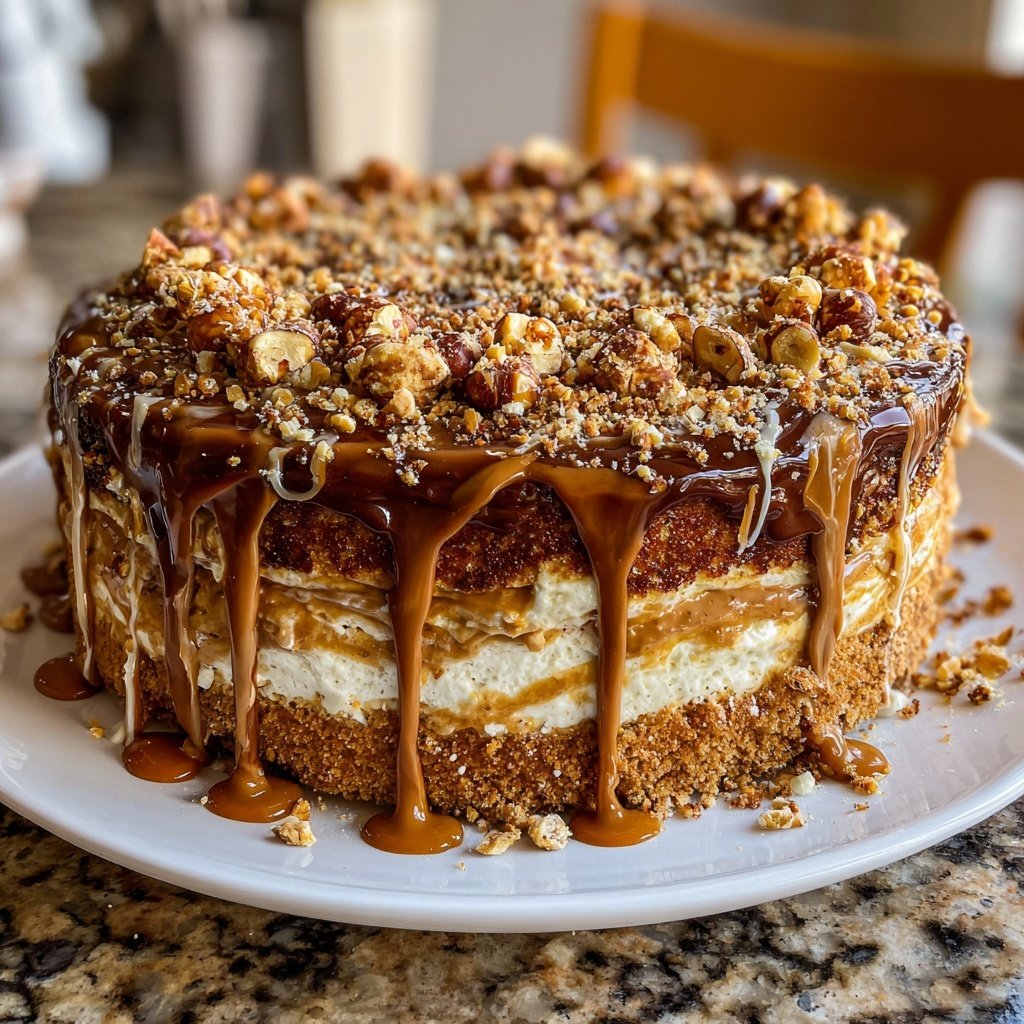 Steinbock Mokka Haselnuss Torte