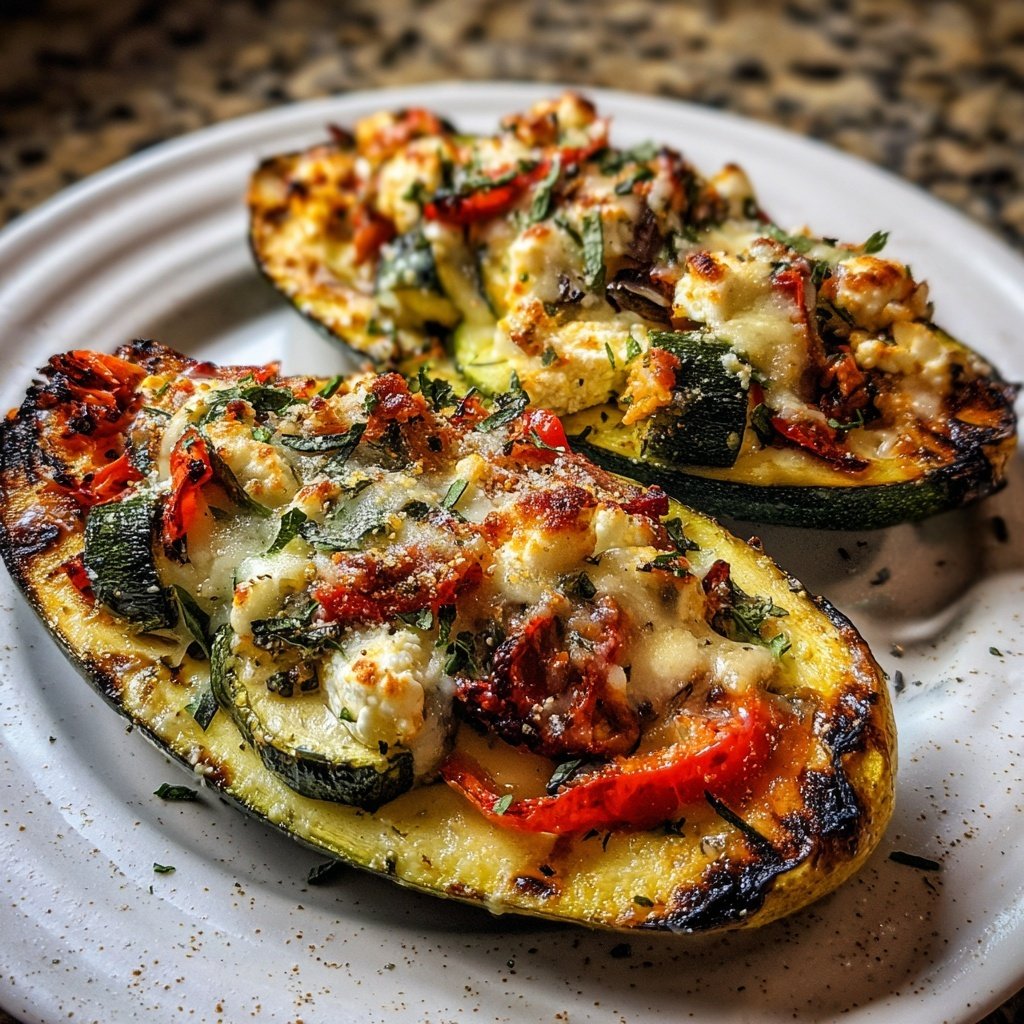 Mediterranes Raclette mit Zucchini, Paprika, Oliven und Feta​