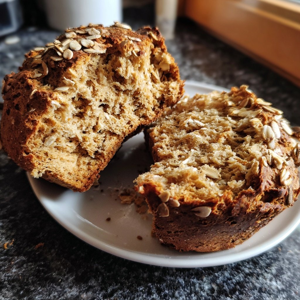Haferflocken Abendessen Brötchen