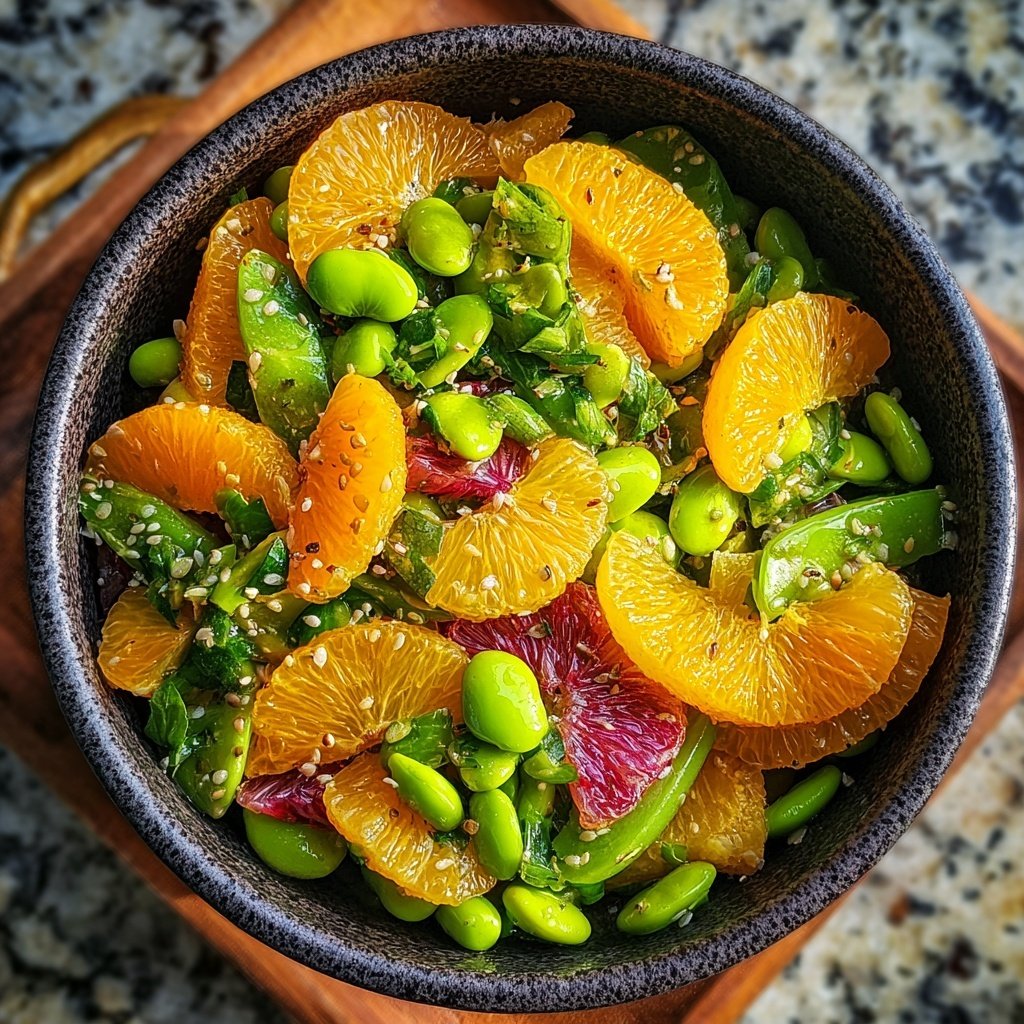 Zesty Citrus Edamame Salad