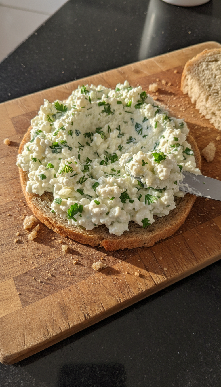 Knoblauch Kräuter Hüttenkäse​