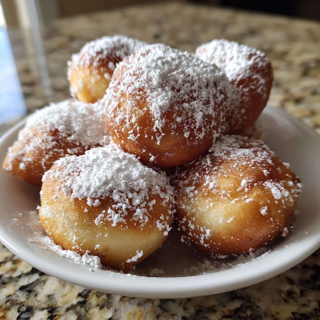 Beignets aus der Heißluftfritteuse