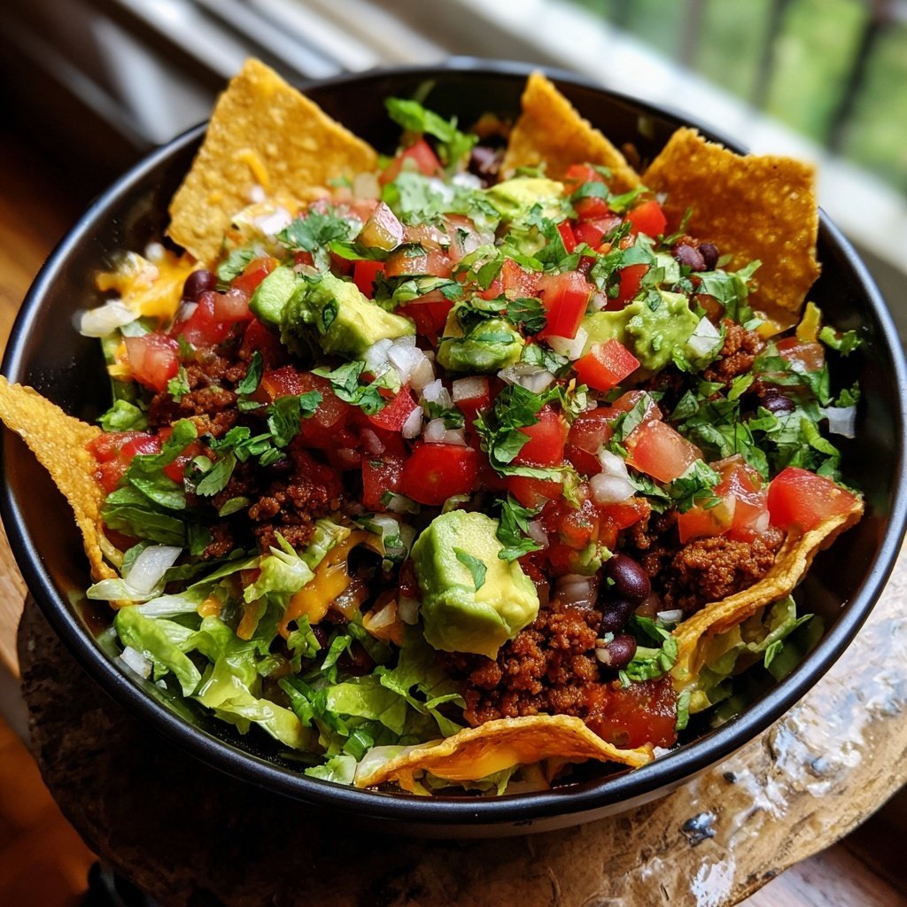 Pikant gewürzter Taco-Salat